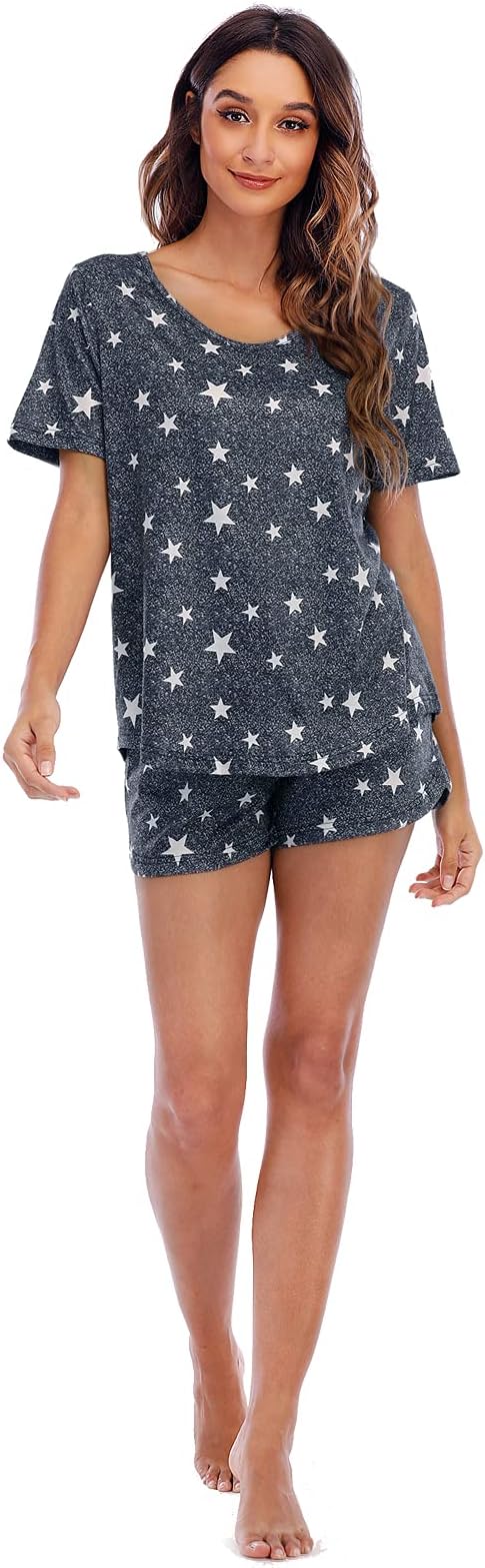 Shorts Pajama Set - Short Sleeve - 2 Piece