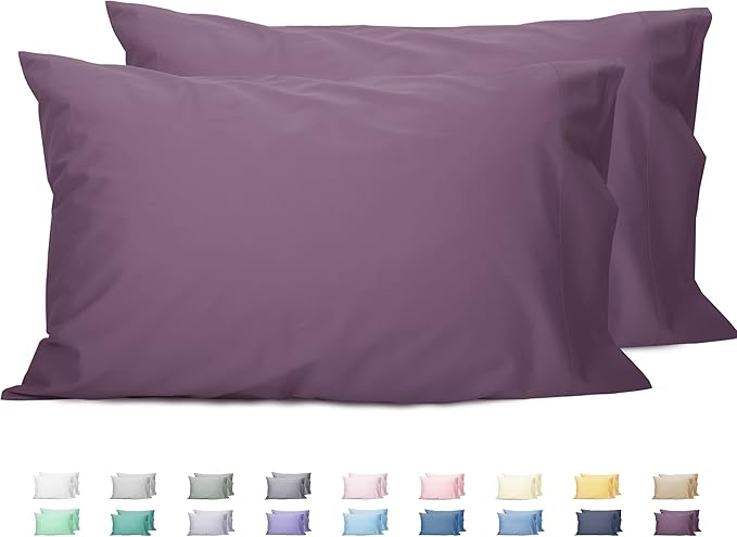 100% Cotton Pillowcase Set - Queen - 20 x 30 in - 2 Piece