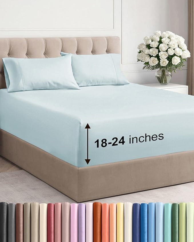 Cooling Bed Sheet Set - Twin XL - 4 Piece