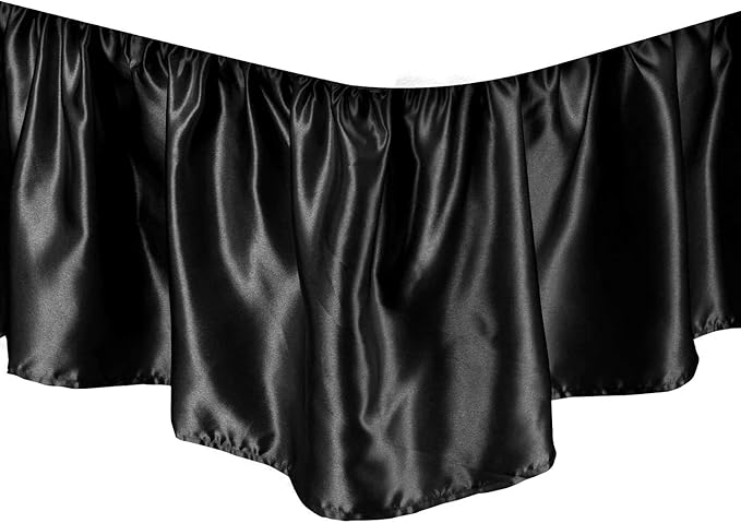 Satin Bed Skirt - Queen - 15 in Drop