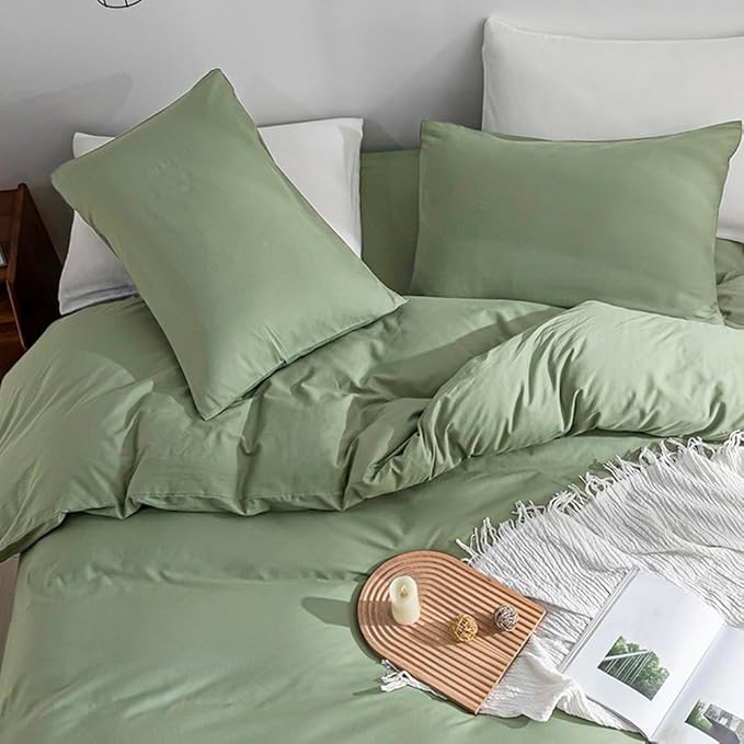 Linen Duvet Cover Set - Twin - 2 Piece