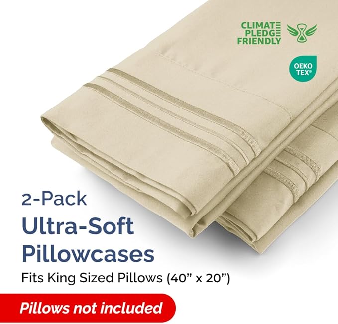 Pillowcase Set - King - 2 Piece