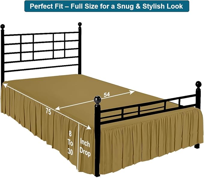 Linen Bed Skirt - Full