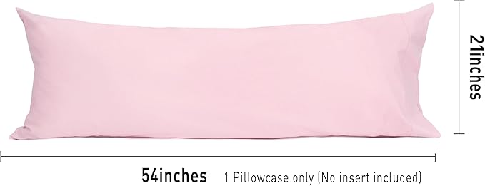 100% Cotton Pillowcase - 21 x 54 in