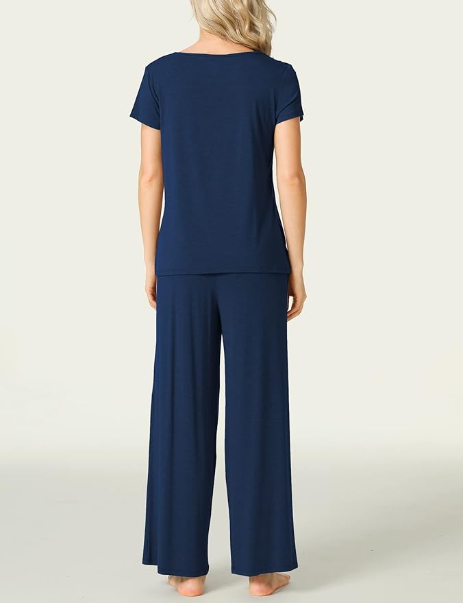 Bamboo Pajama Set - Short Sleeve - 2 Piece