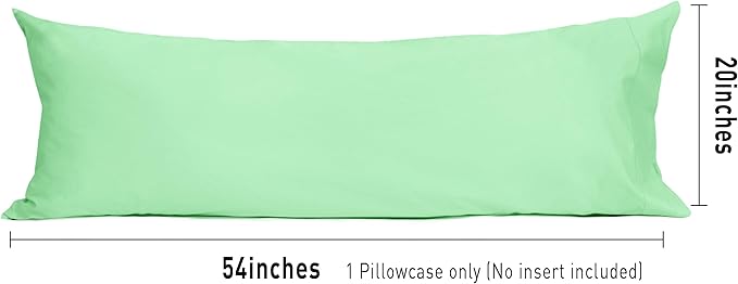 100% Cotton Pillowcase - 21 x 54 in