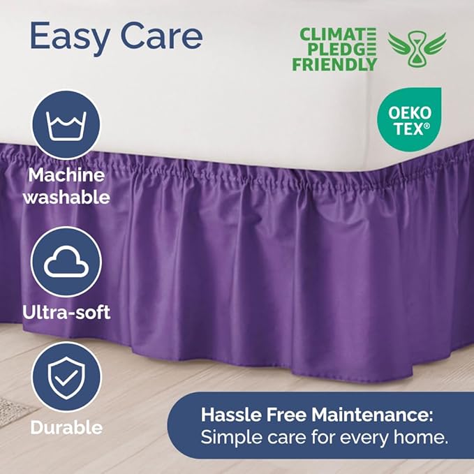 Bed Skirt - King - 15 in Drop