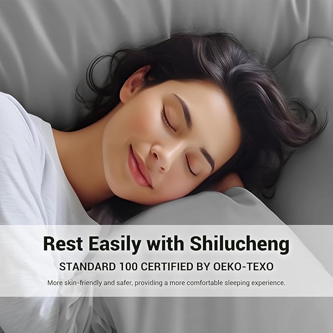 Bamboo Cooling Bed Sheet Set - King - 4 Piece