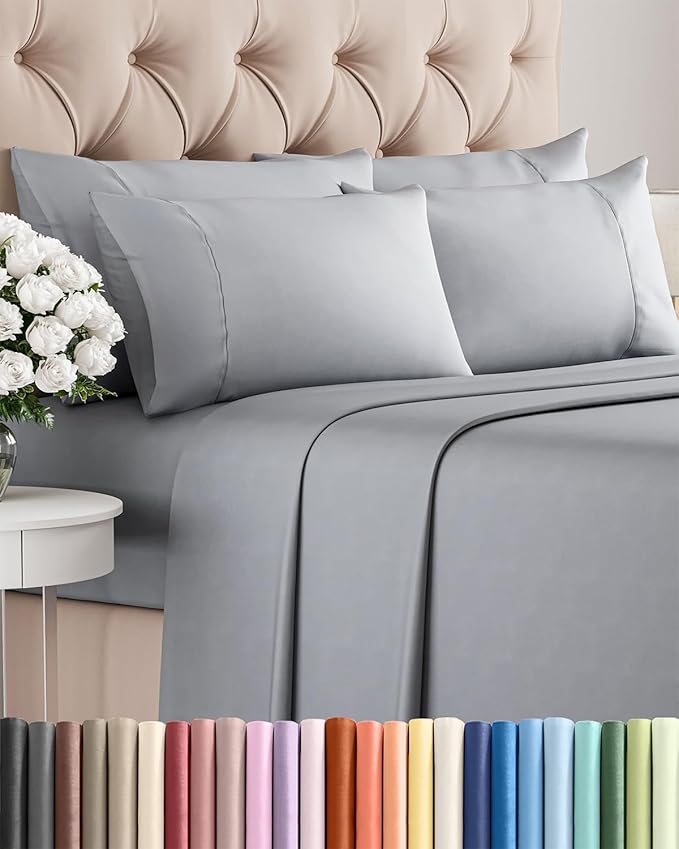 Cooling Bed Sheet Set - Queen - 6 Piece