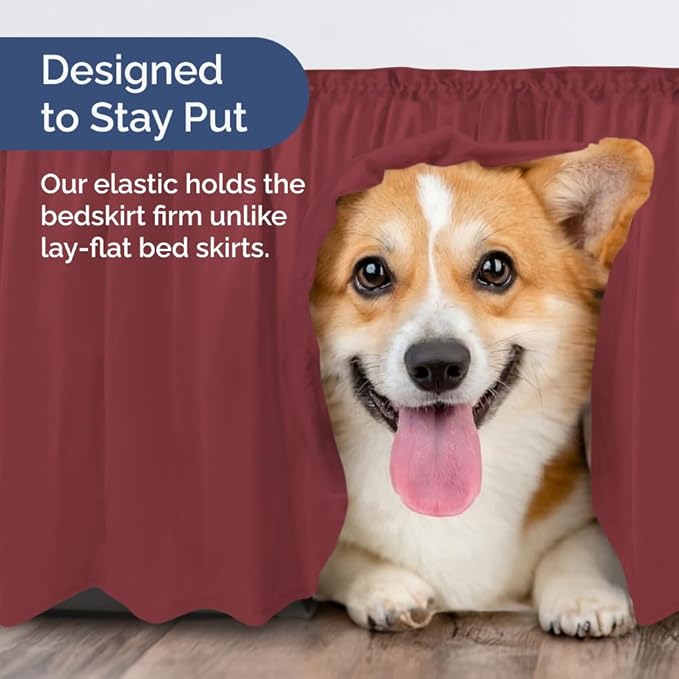 Bed Skirt - King - 18 in Drop