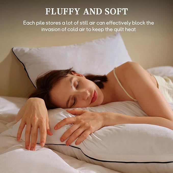 Bed Pillow - King - 2 Pack