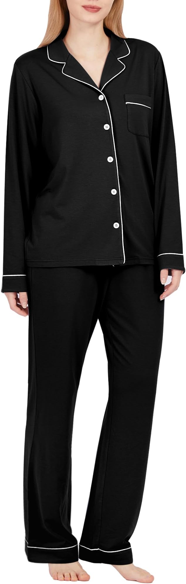 Women's Bamboo Pajama Set - Long Sleeve