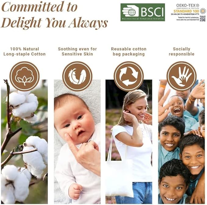 100% Cotton Bed Sheet Set - Queen - 15 in Deep Pocket