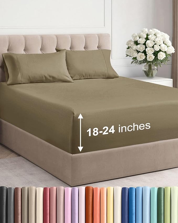 Cooling Bed Sheet Set - Twin XL - 4 Piece