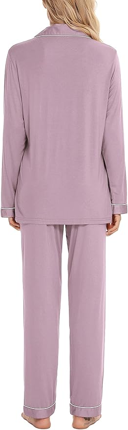 Women's Pants Pajama Set - Long Sleeve - 2 Piece