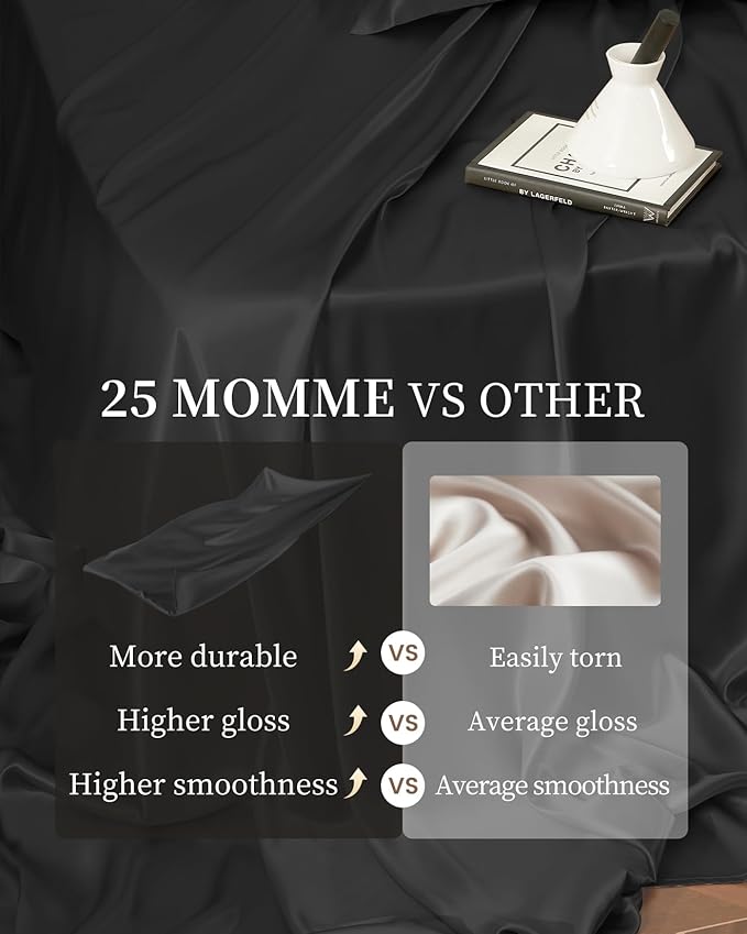 Mulberry Silk Bed Sheet Set - Queen - 4 Piece