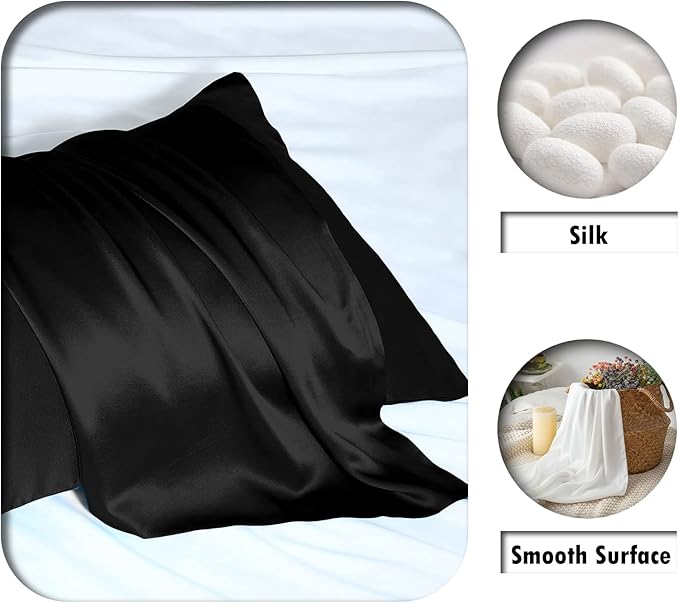 Mulberry Silk Pillowcase Set - King - 2 Piece