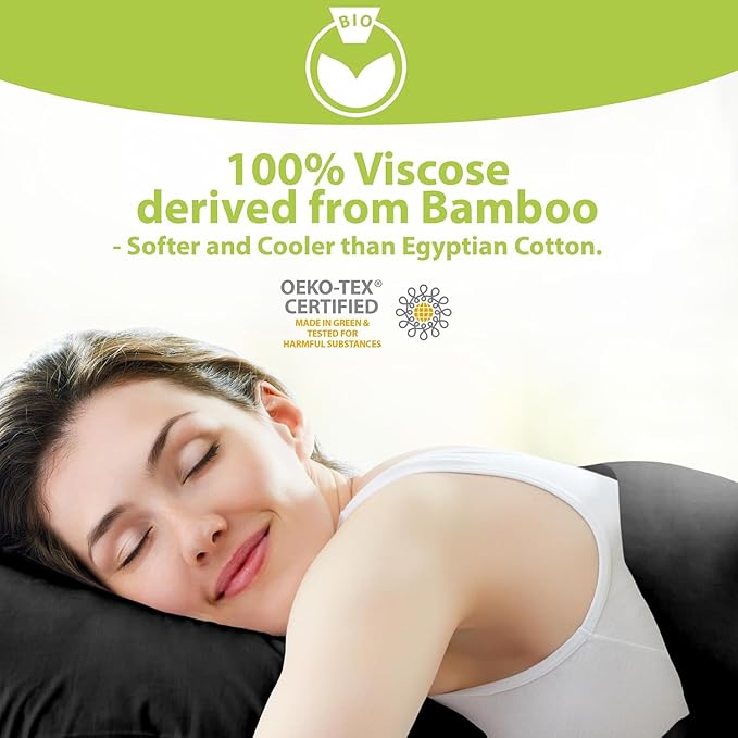 Bamboo Cooling Bed Sheet Set - King - 6 Piece