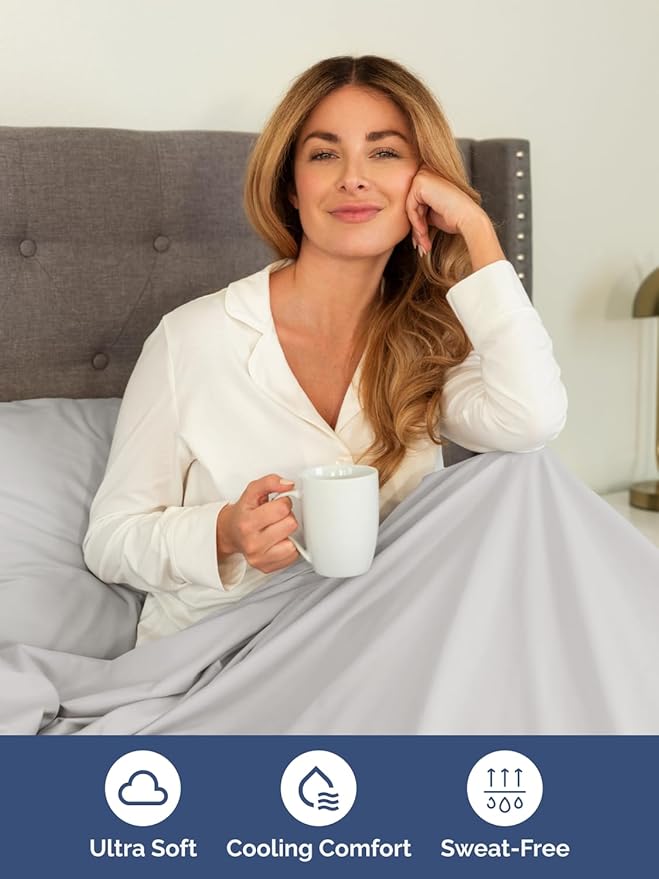 Cooling Bed Sheet Set - Full - 6 Piece