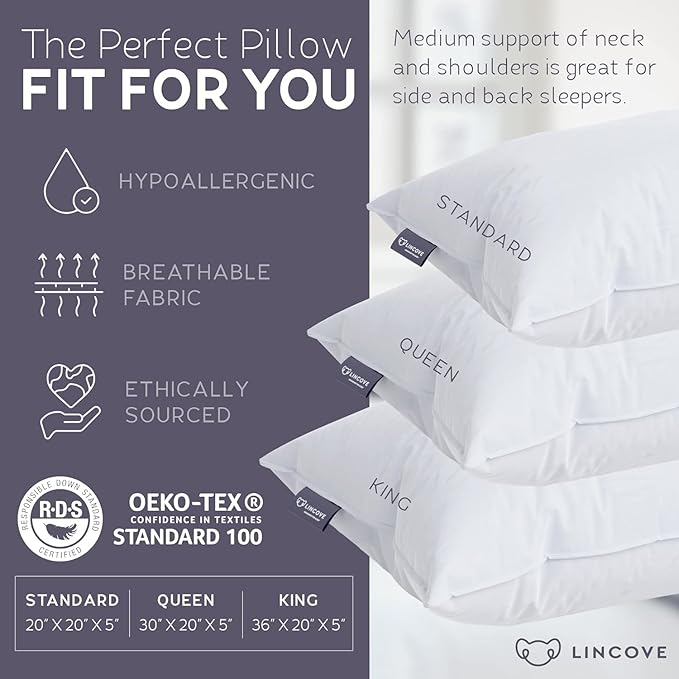 Hypoallergenic Bed Pillow - Standard