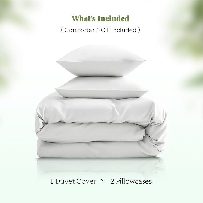 Bamboo Cooling Duvet Cover Set - King - 3 Piece