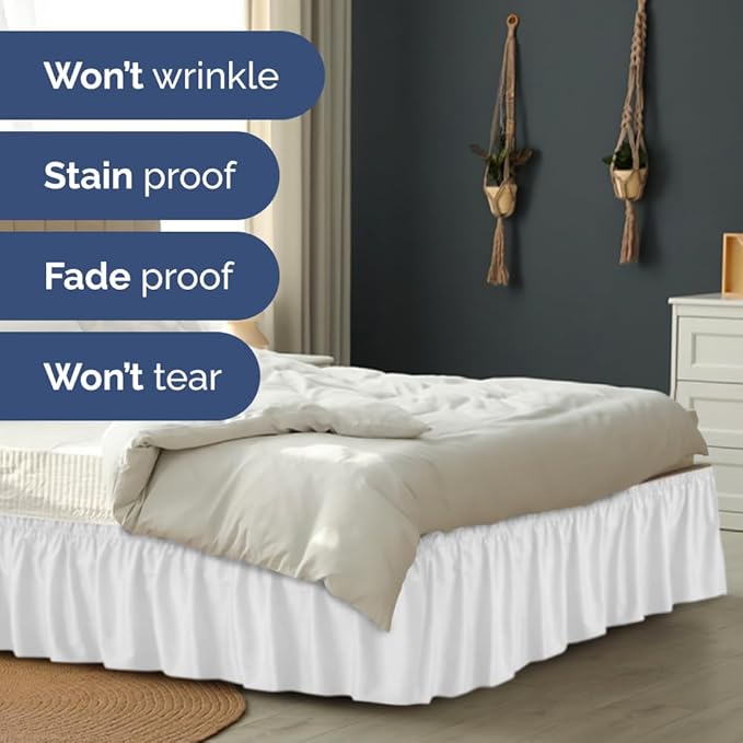 Bed Skirt - Full - 21 in Drop