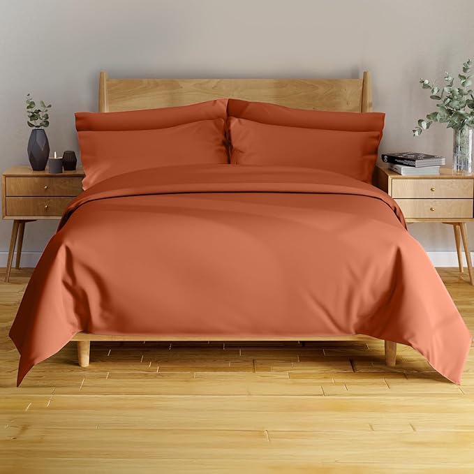 Bamboo Cooling Bed Sheet Set - Queen - 6 Piece
