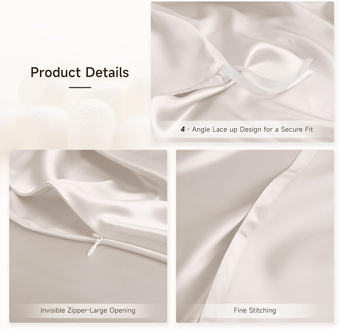 Mulberry Silk Duvet Cover Set - King - 3 Piece
