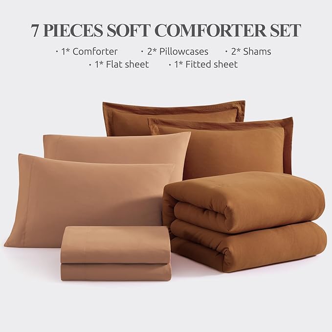 Comforter Set - Queen - 7 Piece