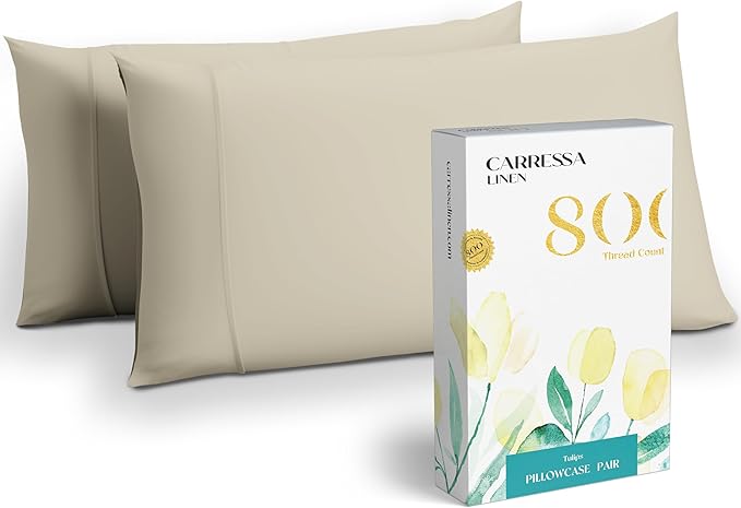 Linen Cooling Pillowcase Set - Queen - 2 Piece