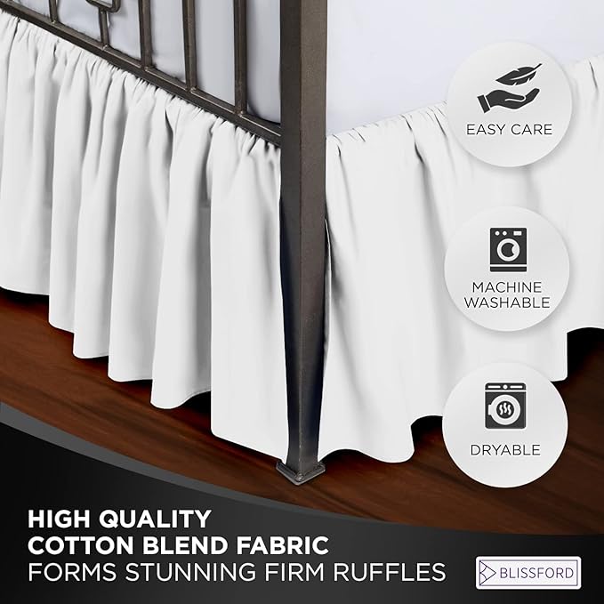 Bed Skirt - Queen - 21 in Drop
