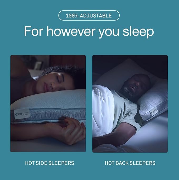 Memory Foam Cooling Bed Pillow - King