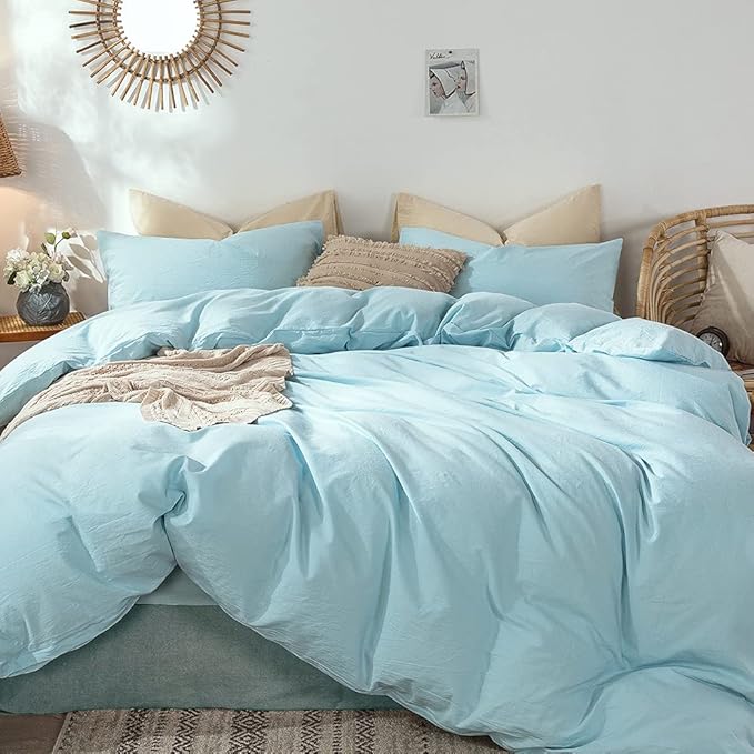 Linen Duvet Cover Set - Queen