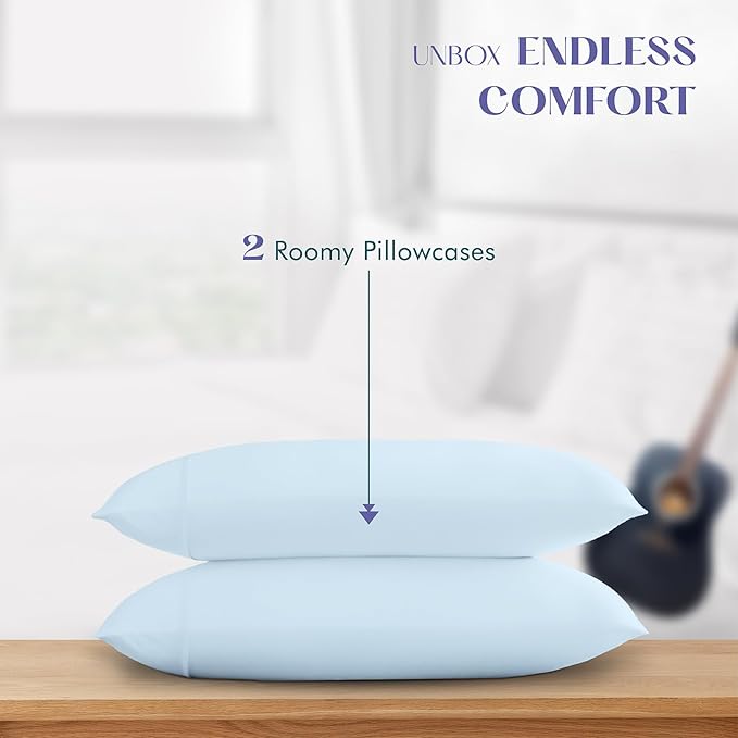Linen Cooling Pillowcase Set - Queen - 2 Piece