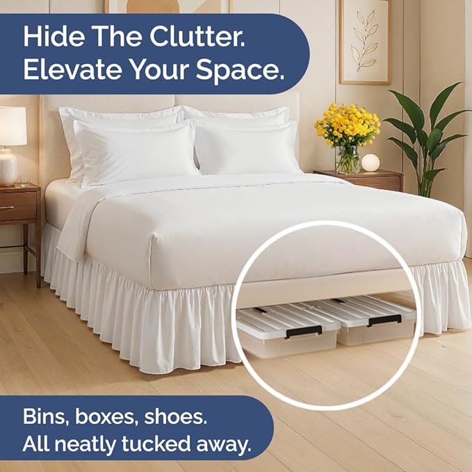 Bed Skirt - King - 18 in Drop