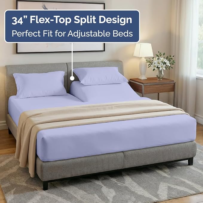 Cooling Bed Sheet Set - King - 4 Piece