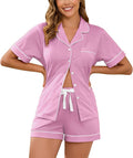 Women's Pajama Set - Short Sleeve - 2 Piece