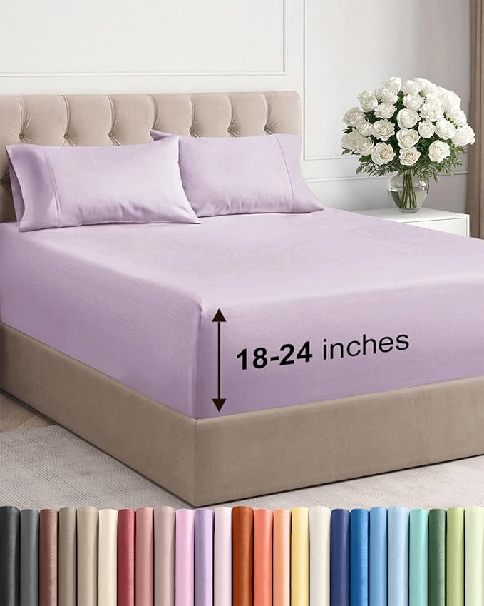 Cooling Bed Sheet Set - Twin - 4 Piece