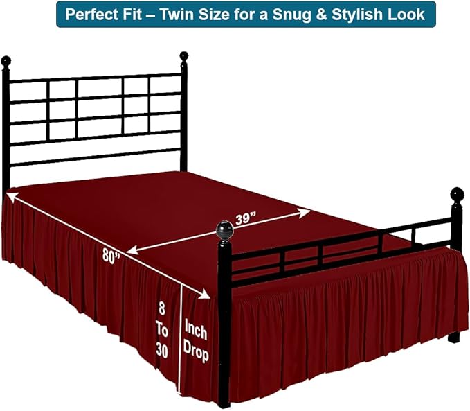 Linen Bed Skirt - Twin