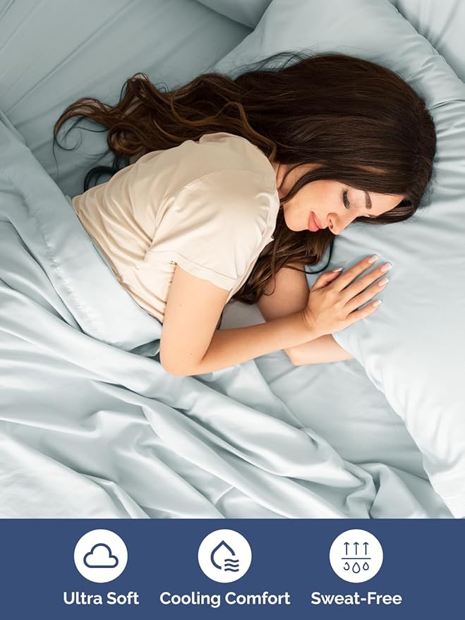 Cooling Bed Sheet Set - Twin XL - 4 Piece