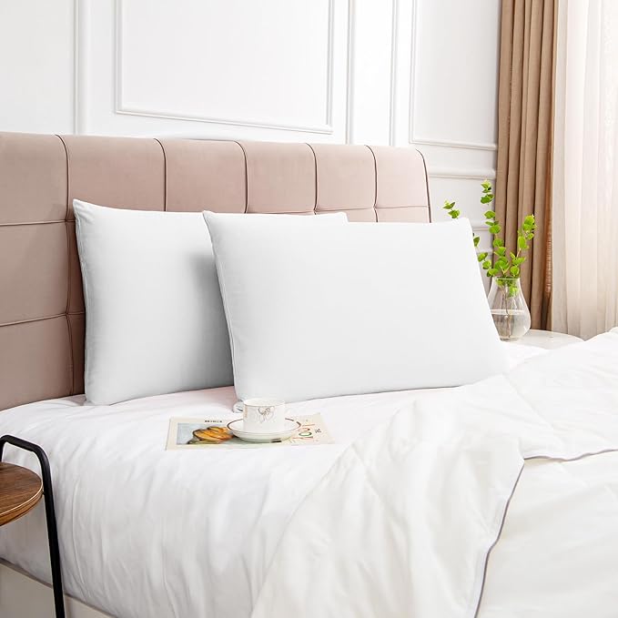 100% Cotton Pillowcase Set - King - 20 x 36 in - 2 Piece