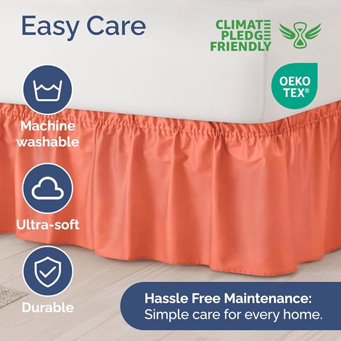 Bed Skirt - Twin XL - 15 in Drop