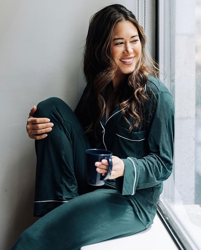 Women's Pajama Set - Long Sleeve - 2 Piece