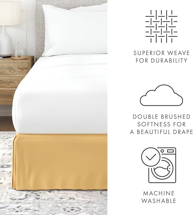Linen Bed Skirt - King
