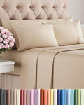 Cooling Bed Sheet Set - Full - 16 in Deep Pocket - 6 Piece