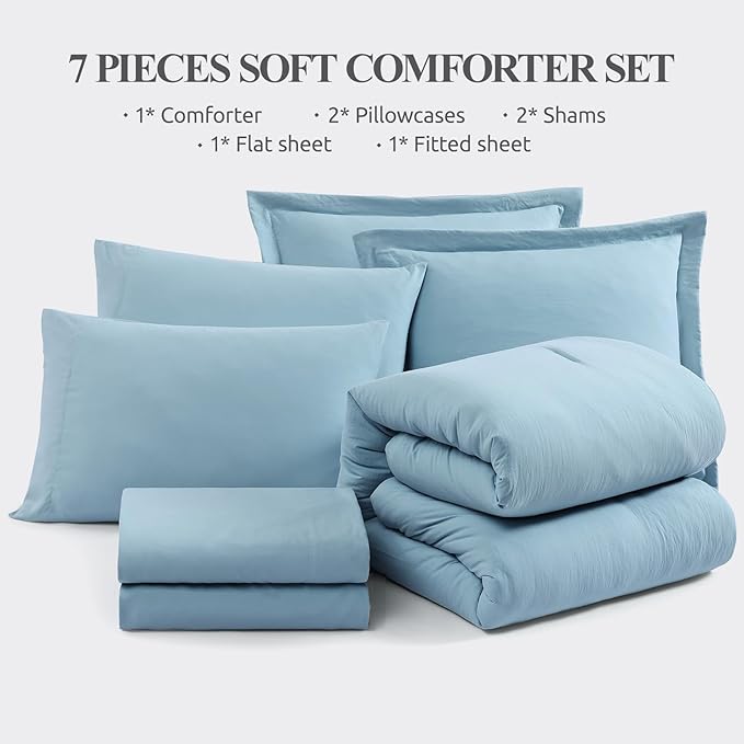 Comforter Set - Queen - 7 Piece
