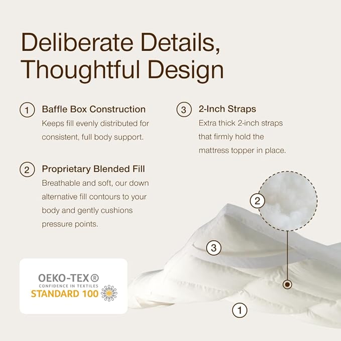Down Alternative Mattress Topper - Twin XL