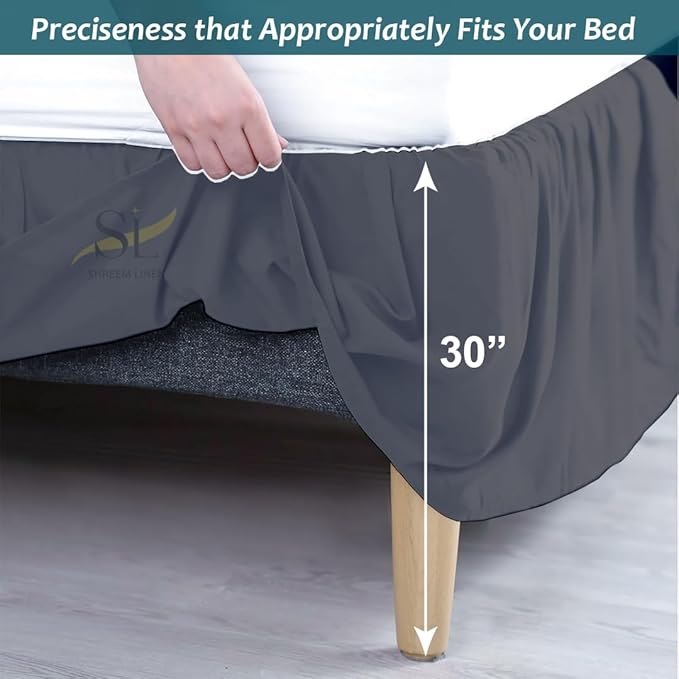 Linen Bed Skirt - Queen