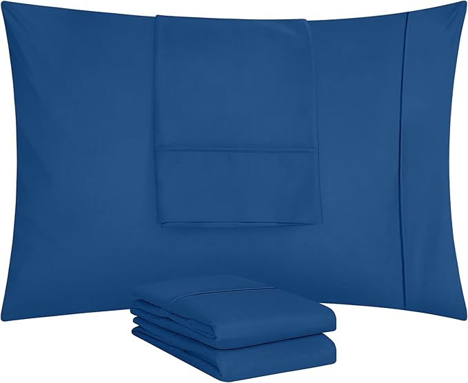 Microfiber Pillowcase Set - Queen - 20 x 30 in - 4 Pack