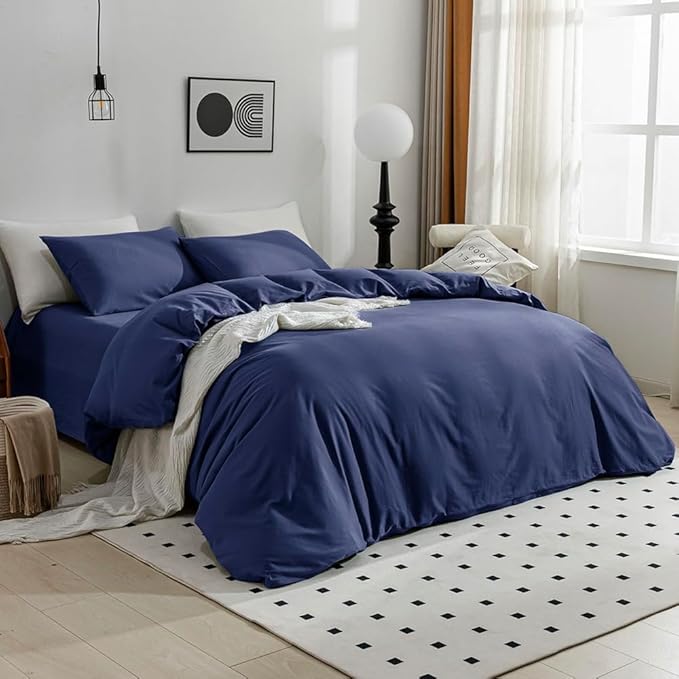 Linen Duvet Cover Set - Twin - 2 Piece